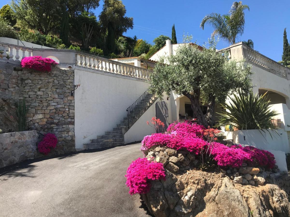 3 Bedrooms Villa Near Cannes - Pool & Jacuzzi - Sea View Mandelieu-la-Napoule Exterior photo