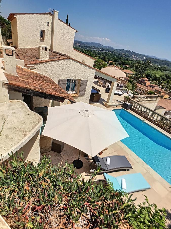 3 Bedrooms Villa Near Cannes - Pool & Jacuzzi - Sea View Mandelieu-la-Napoule Exterior photo